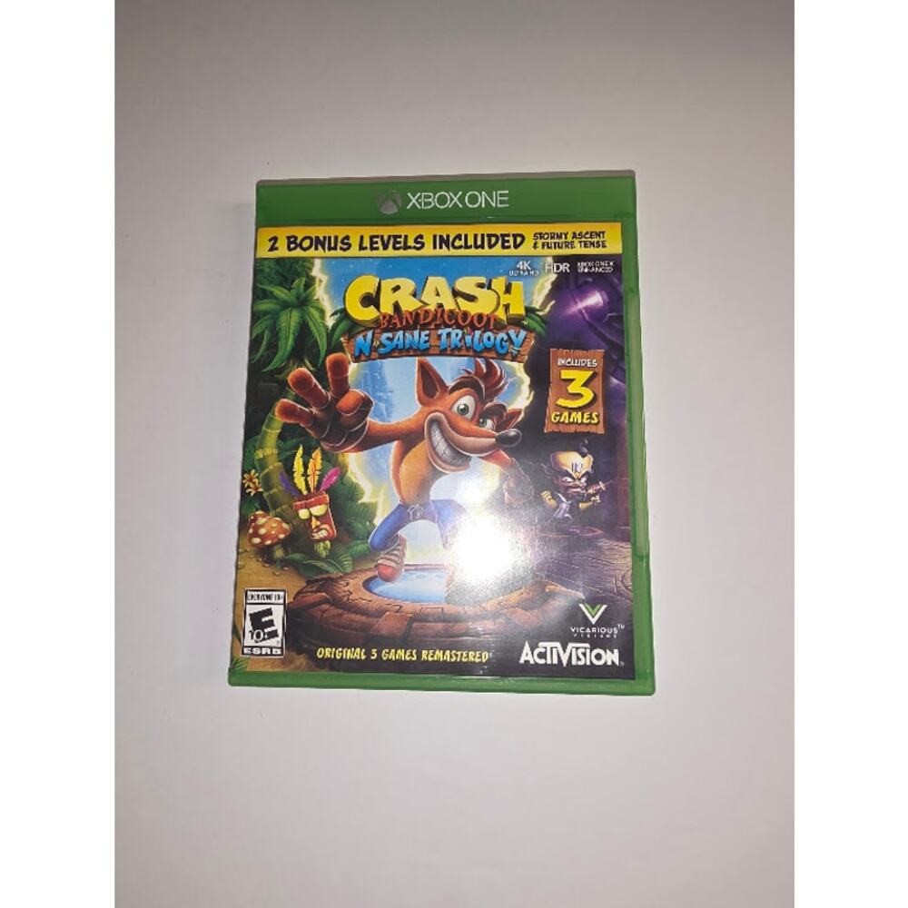 Crash Bandicoot N. Sane Trilogy - Microsoft Xbox One Series X Complete w/ Manual
